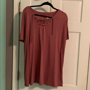 long line short sleeve t shirt